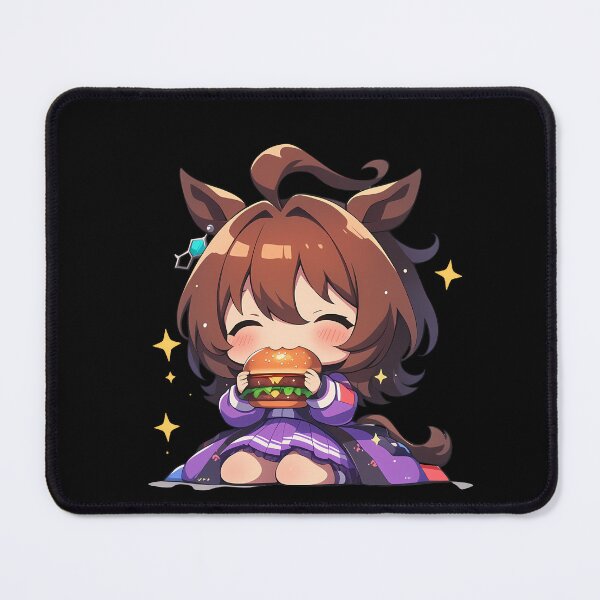 Item preview, Agnes Tachyon Uma Musume Chibi Burger Sparkle Experiment designed and sold by earlobejerk.