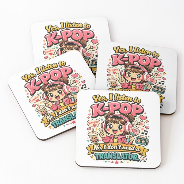 Item preview, Yes I listen to K-Pop | Funny retro design designed and sold by Pineapple-Tree.