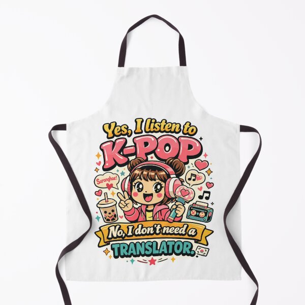 Item preview, Yes I listen to K-Pop | Funny retro design designed and sold by Pineapple-Tree.