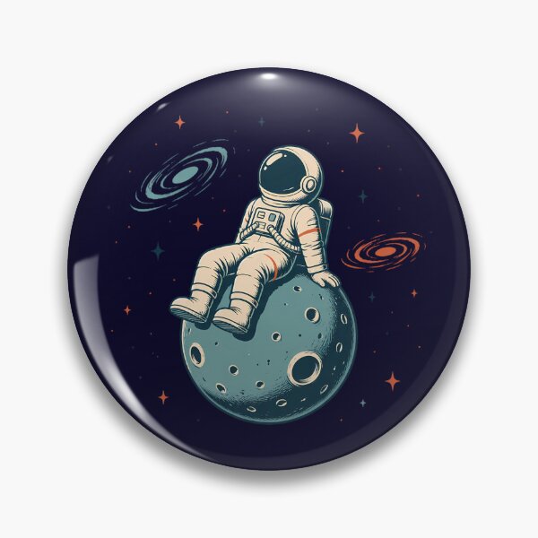 Item preview, Relaxing Astronaut on Moon designed and sold by andromeda-redd.