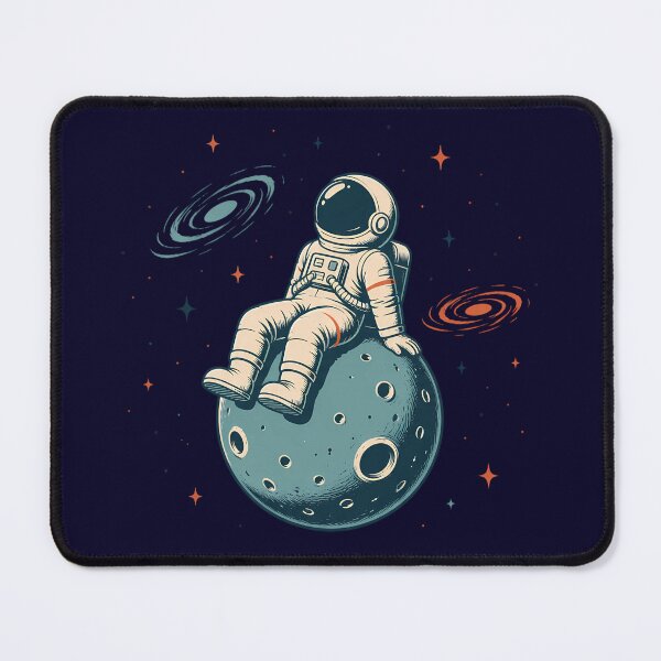Item preview, Relaxing Astronaut on Moon designed and sold by andromeda-redd.