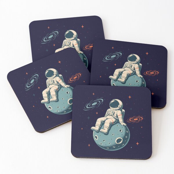Item preview, Relaxing Astronaut on Moon designed and sold by andromeda-redd.