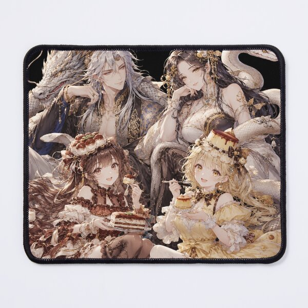 Item preview, Tiramisu and pudding with a dragon and a giant snake designed and sold by HD3284.