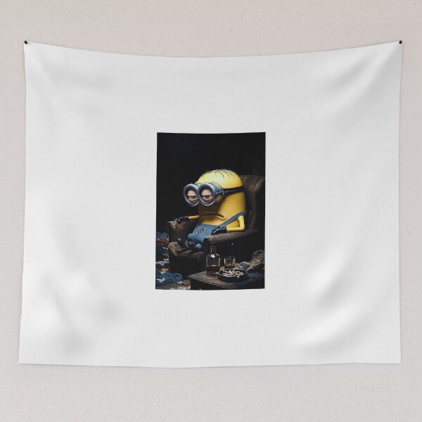 Item preview, Depressed Minion in Armchair - Dark Humor Art designed and sold by DeerHouse.