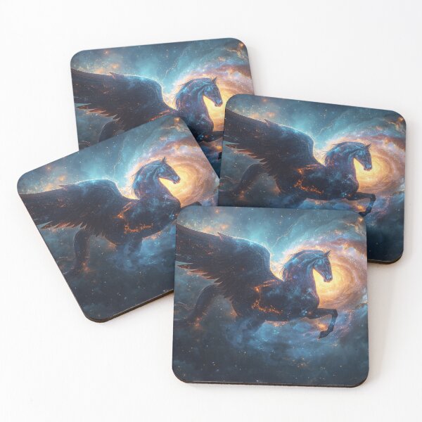 Item preview, Cosmic Winged Horse in Galaxy designed and sold by Nick Seidel.