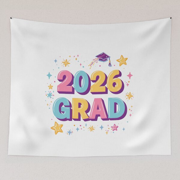 Item preview, 2026 Grad Student Graduation Class Senior Celebration designed and sold by JonesFlora2025.