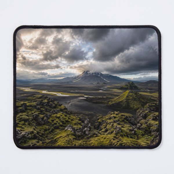 Item preview, Icelandic Volcanic Landscape Under Dramatic Skies designed and sold by Pond21.