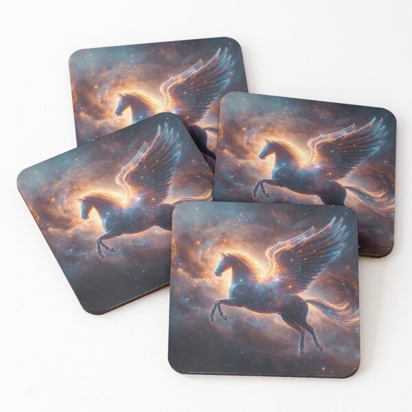 Item preview, Cosmic Winged Horse in Galactic Space designed and sold by Nick Seidel.