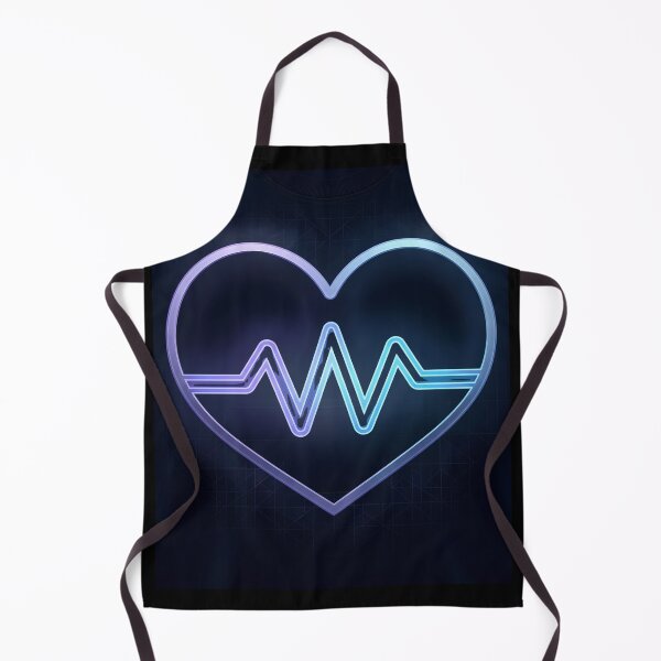 Item preview, Neon Heartbeat Lifeline EKG designed and sold by QuirkyCloud Designs.