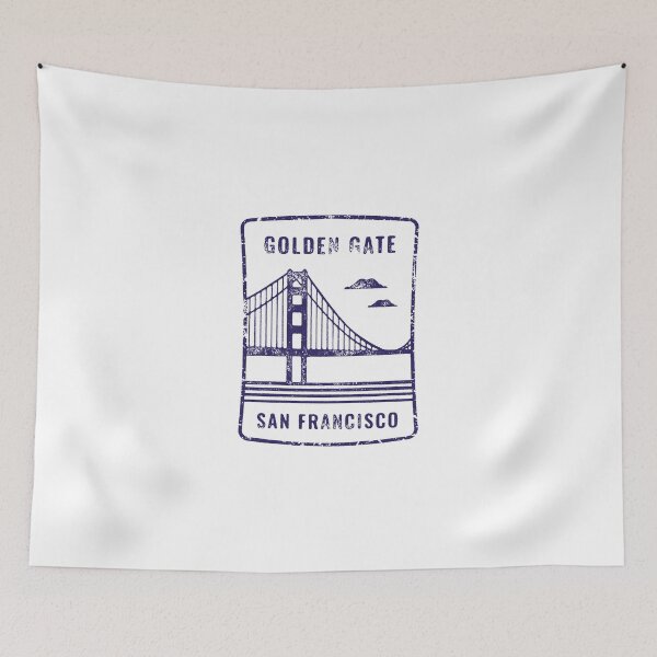 Item preview, Vintage Golden Gate San Francisco Travel Stamp designed and sold by RickTShop.