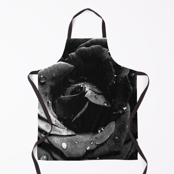 Item preview, Dark Moody Black Rose Macro with Dew Drops designed and sold by MariaAteva.