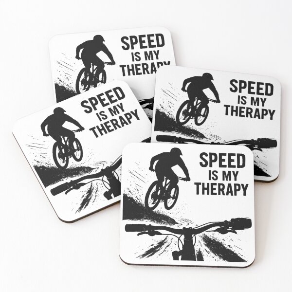 Item preview, Speed Is My Therapy - MTB Downhill Jump POV designed and sold by Pineapple-Tree.