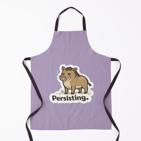 Item preview, Persisting. Warthog Meme | Deadpan Animal Sticker Design designed and sold by BabyStark.