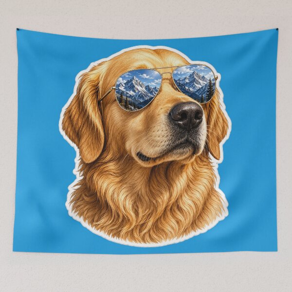 Item preview, Cool Golden Retriever designed and sold by PaulKlor.