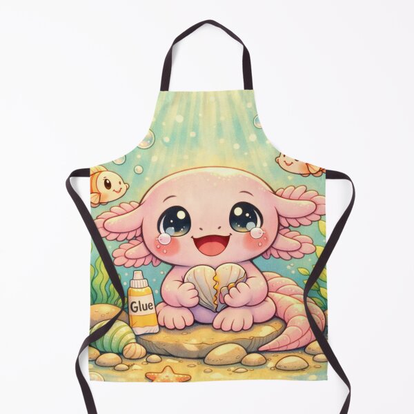 Item preview, Healing Axolotl with Mended Heart - Kawaii Hope designed and sold by ImagineNature.