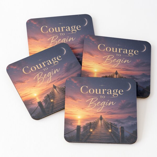 Item preview, Crossing the unknown,new beginning, inner strength,sunset, and moon." designed and sold by RaFaMidnight.