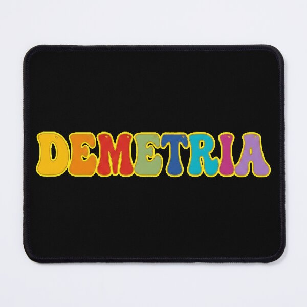 Item preview, ❤️ Demetria Personalized Name Wavy Retro Shirt, Coffee Mug, Sticker Gift designed and sold by HelixPedia.