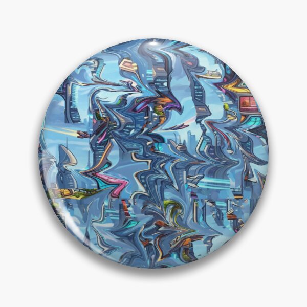 Item preview, A shimmering future city in motion designed and sold by Sigtrix.
