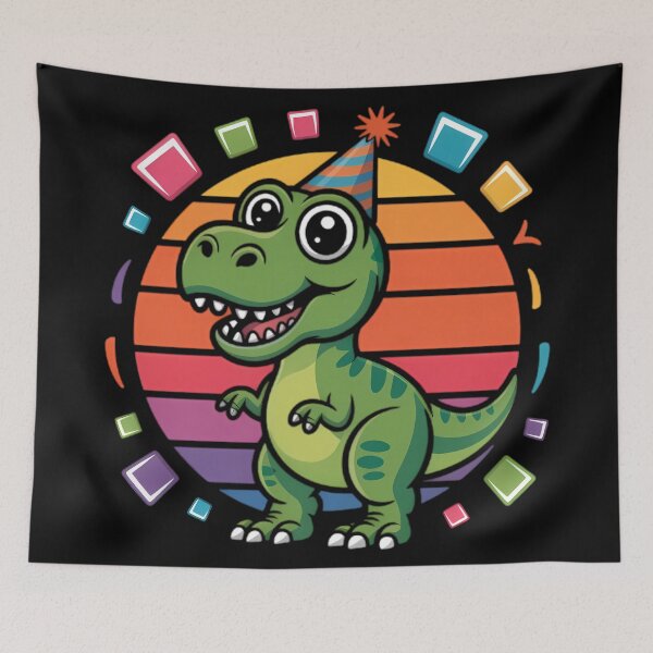 Item preview, Colorful Dinosaur Celebration designed and sold by Stick-Artistry.