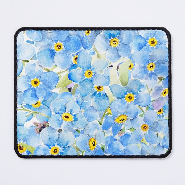 Item preview, hand painted blue forget me not pattern 2026 designed and sold by ColorandColor.