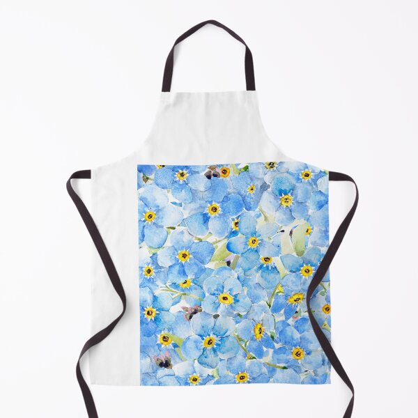 Item preview, hand painted blue forget me not pattern 2026  designed and sold by ColorandColor.