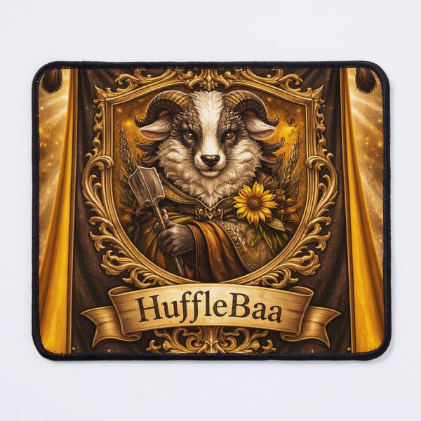 Item preview, HuffleBaa House Banner | Hogwooltz Sheepism Parody designed and sold by Thpoar.