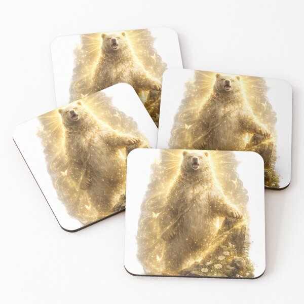 Item preview, Radiant Forest Bear | Guardian of Golden Light designed and sold by Sticleg.