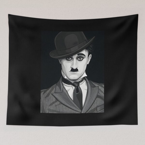 Item preview, Charlie Chaplin Vector Illustration designed and sold by Boruto1231.