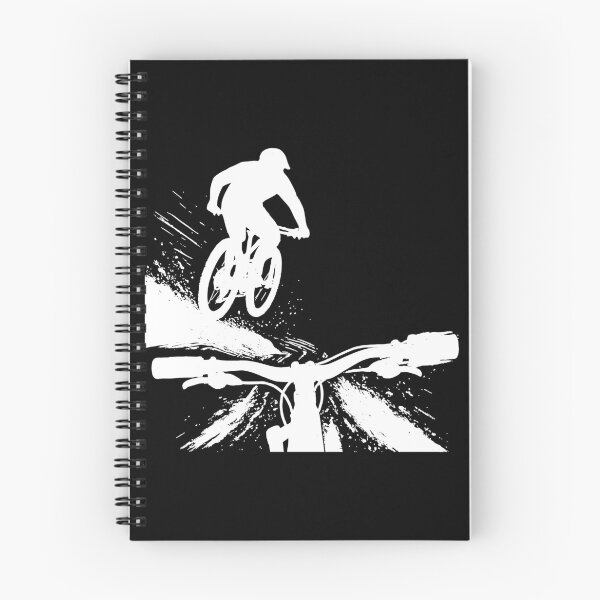 Item preview, MTB downhill jump POV - mountain bike design designed and sold by Pineapple-Tree.