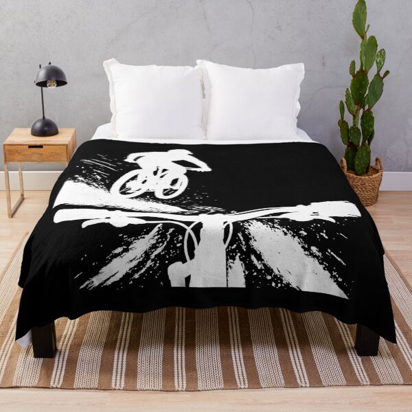 Item preview, MTB downhill jump POV - mountain bike design designed and sold by Pineapple-Tree.