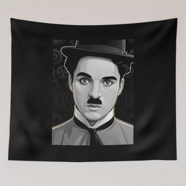 Item preview, Charlie Chaplin Vector Illustration designed and sold by Boruto1231.