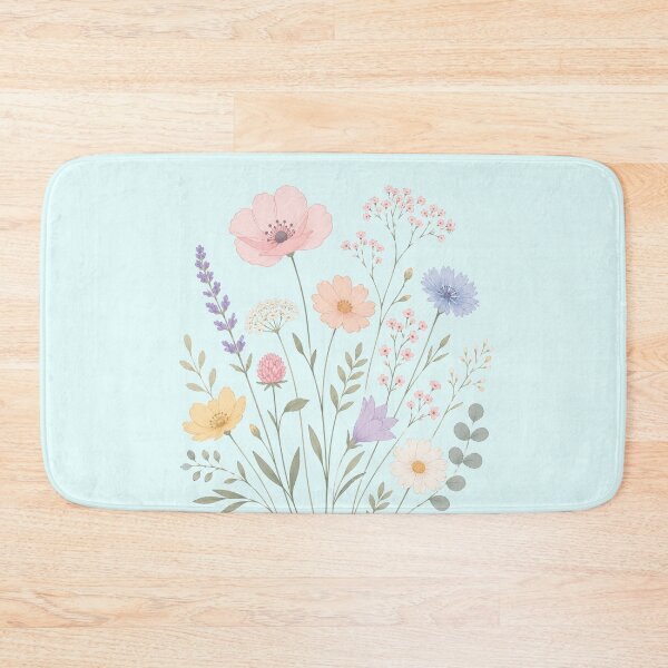 Item preview, Pastel Wildflower Bouquet Botanical Clipart designed and sold by Sn1ver.