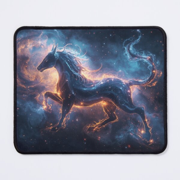 Item preview, Galactic Unicorn Running Through Cosmic Space designed and sold by Nick Seidel.