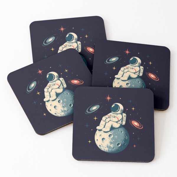 Item preview, Relaxing Astronaut on Moon designed and sold by andromeda-redd.