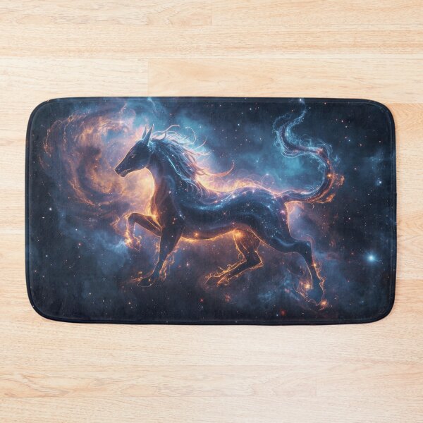 Item preview, Galactic Unicorn Running Through Cosmic Space designed and sold by Nick Seidel.