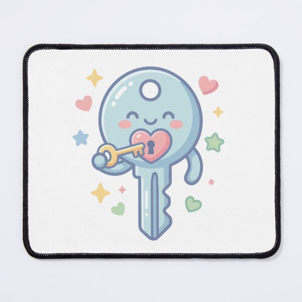 Item preview, Kawaii Heart Key of Happiness designed and sold by CuteRage.
