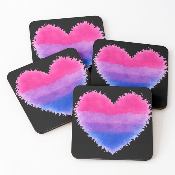 Item preview, Bi Pride Heart – Watercolor Bisexual Pride Design designed and sold by PaTkA art.