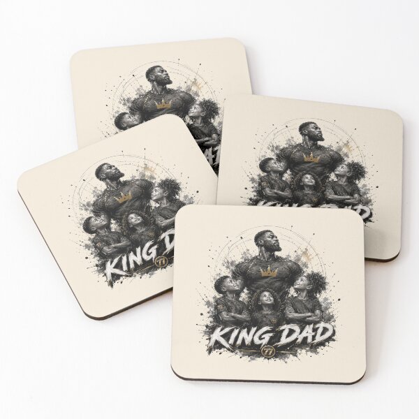 Item preview, King Dad - BlackSector77 Proud Father of 3 Design designed and sold by BlackSector77.
