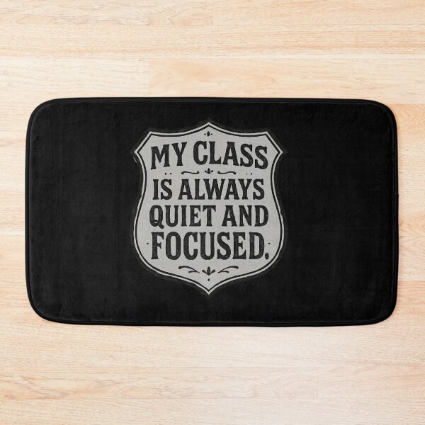 Item preview, Quiet And Focused Class designed and sold by SiarheiYur.