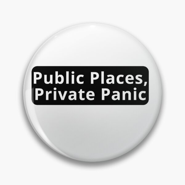 Item preview, Public Places Private Panic Design designed and sold by variant designer.