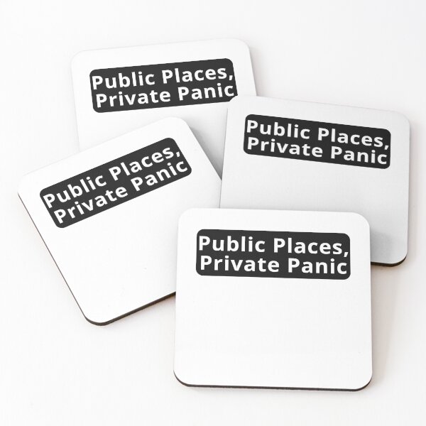 Item preview, Public Places Private Panic Design designed and sold by variant designer.