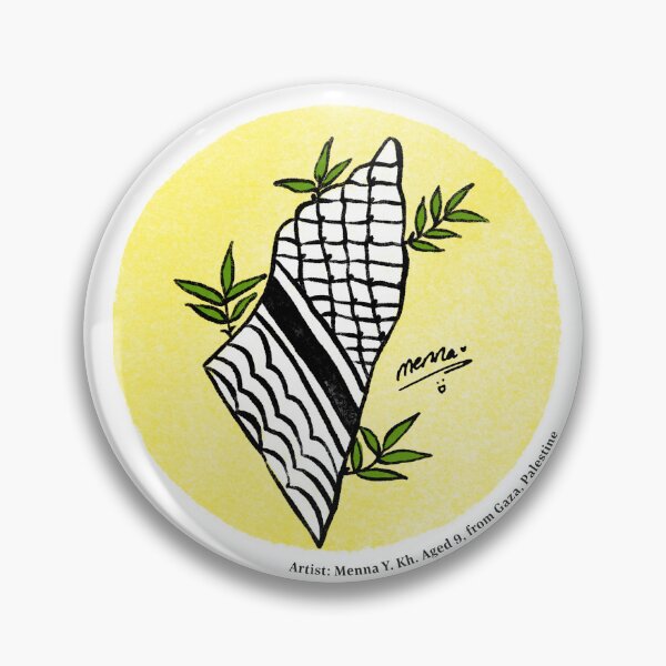 Item preview, Keffiyeh map with olive leaves designed and sold by Littlemennadraw.