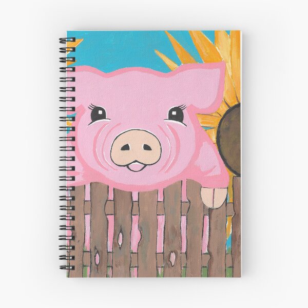 Item preview, Cute Barnyard Pig Painting designed and sold by Sartoris Art.