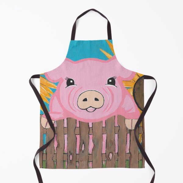 Item preview, Cute Barnyard Pig Painting designed and sold by Sartoris Art.