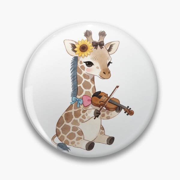 Item preview, Musician Giraffe | Enchanted Violin Player designed and sold by AillustriaAK.