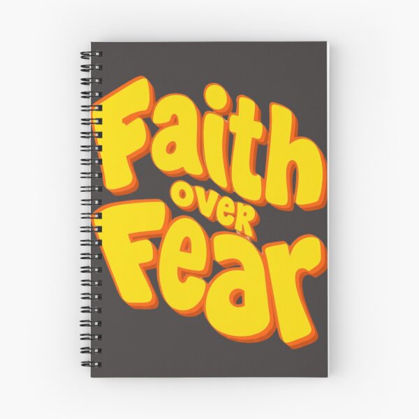 Item preview, Faith Over Fear - Vibrant Retro Typography designed and sold by Emmafeystilo.