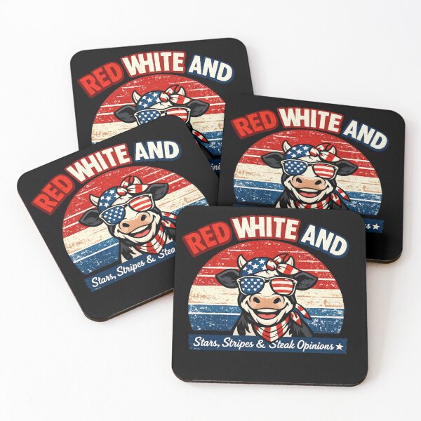 Item preview, Red White and Moo Funny Cow designed and sold by HiPatti.