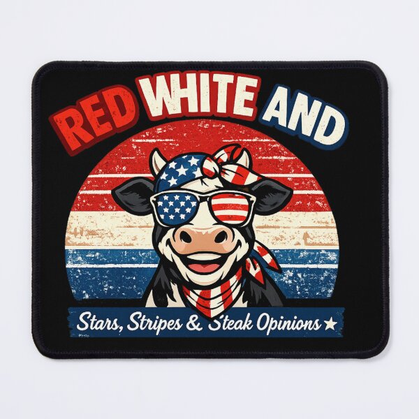 Item preview, Red White and Moo Funny Cow designed and sold by HiPatti.