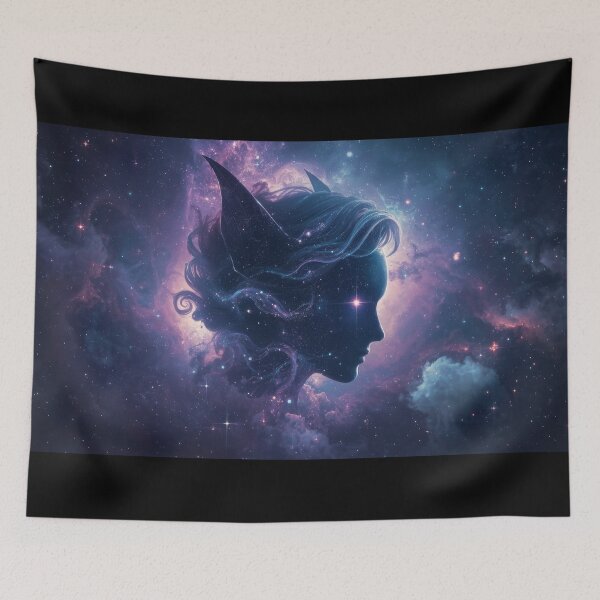 Item preview, Cosmic Fantasy Portrait with Nebula Background designed and sold by Nick Seidel.