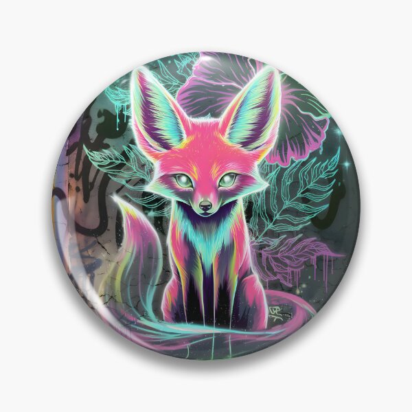 Item preview, Neon fox. designed and sold by MyHappyArtShop.